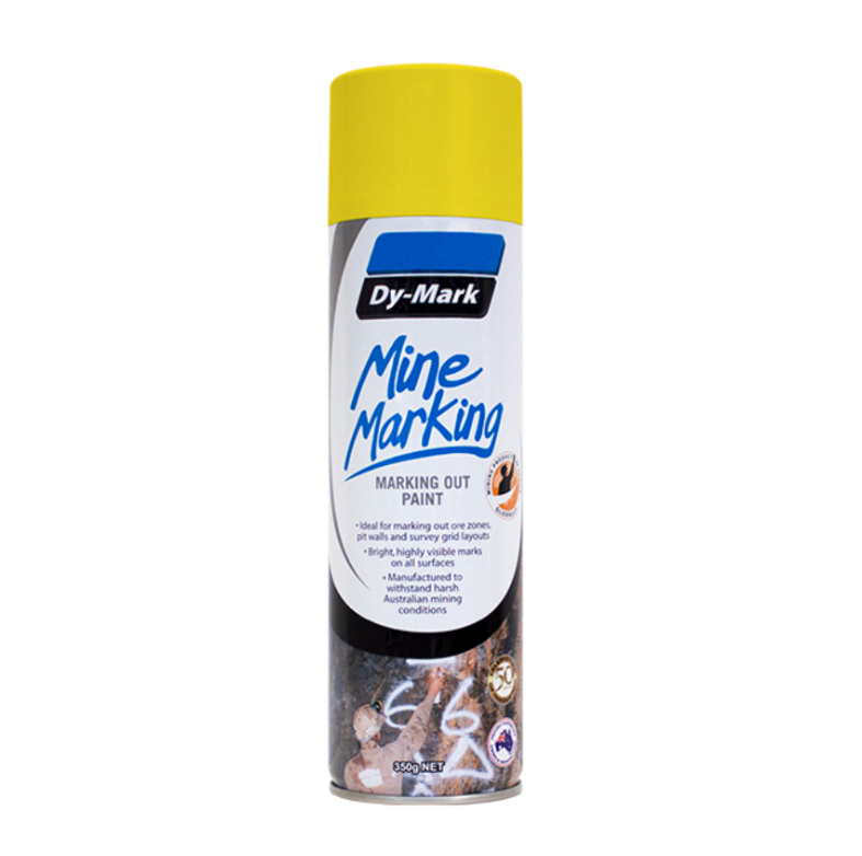 Dy-Mark Mine Marking Horizontal Yellow 350g