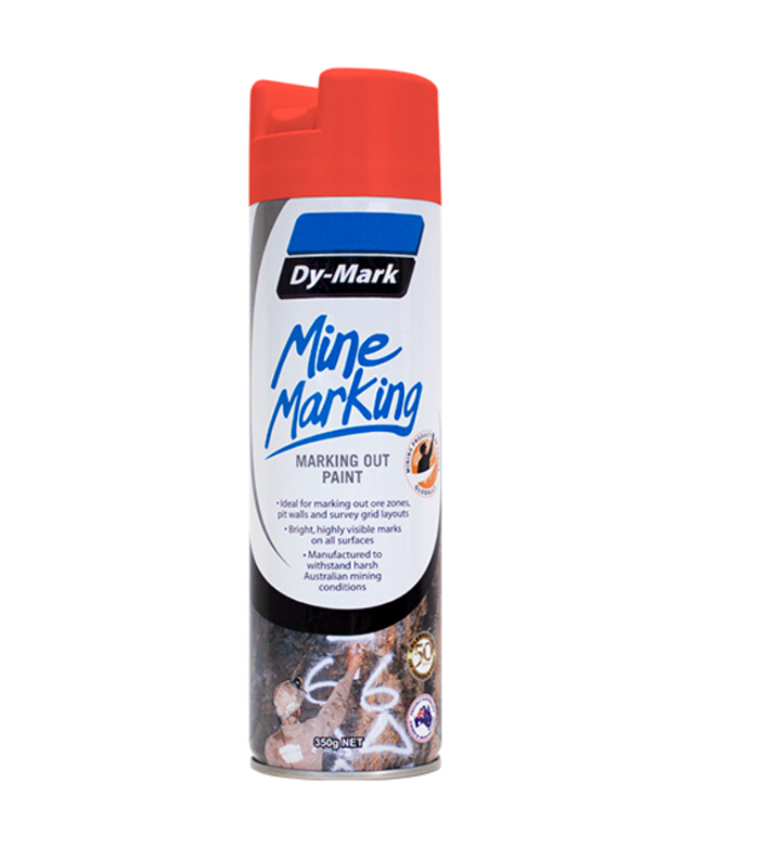 Dy-Mark Mine Marking Vertical F/Orange 350g