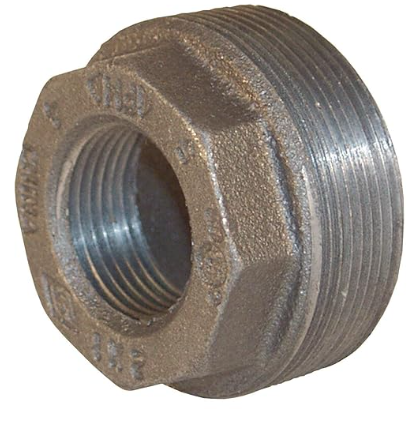 Dixon Threaded Bushing Reducer 1/2x1/4" 150# 