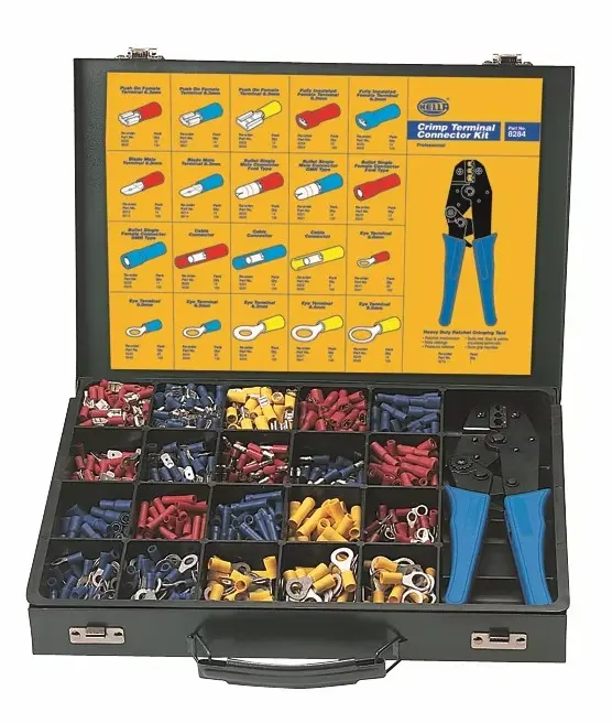 Hella 8284 Terminal and Connector Kit - Insulated - 1000 piece