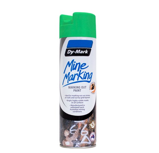 [14000936] Dy-Mark Mine Marking Vertical F/Green 350g